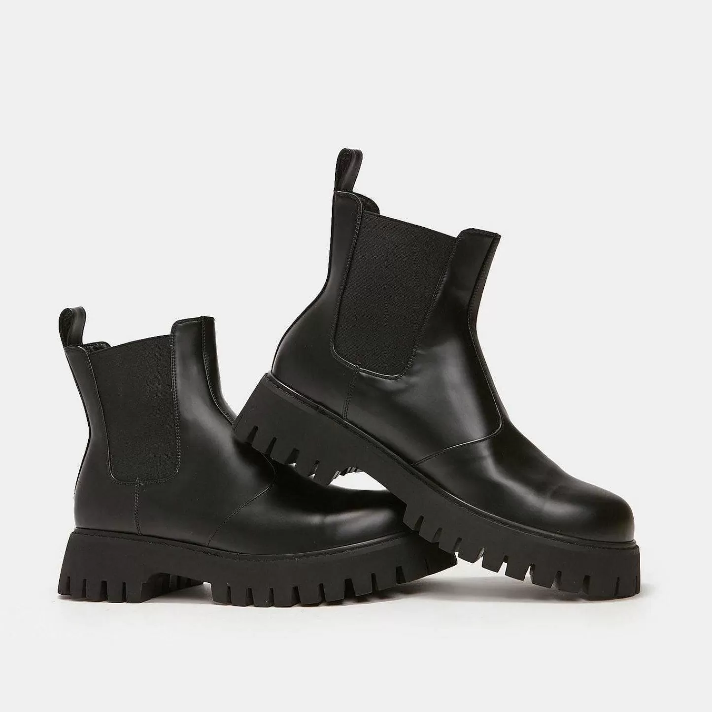 Online Męskie Buty Chelsea New Horizon Męskie Czarne Buty